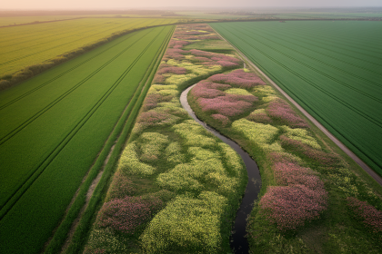 Valorisation écologique des terrains agricoles avec aménagements paysagers durables