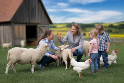 Fermes pédagogiques: une voie de réorientation pour les professionnels de l'éducation
