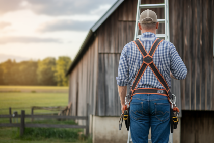 Sécurité sur les exploitations agricoles : équipements indispensables pour les travaux en hauteur