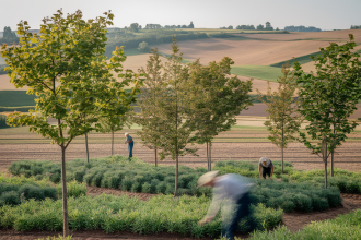 Aménager des espaces verts professionnels sur les chantiers agricoles