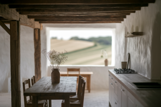Déco minimaliste en milieu rural : quand l'essentiel sublime le patrimoine agricole