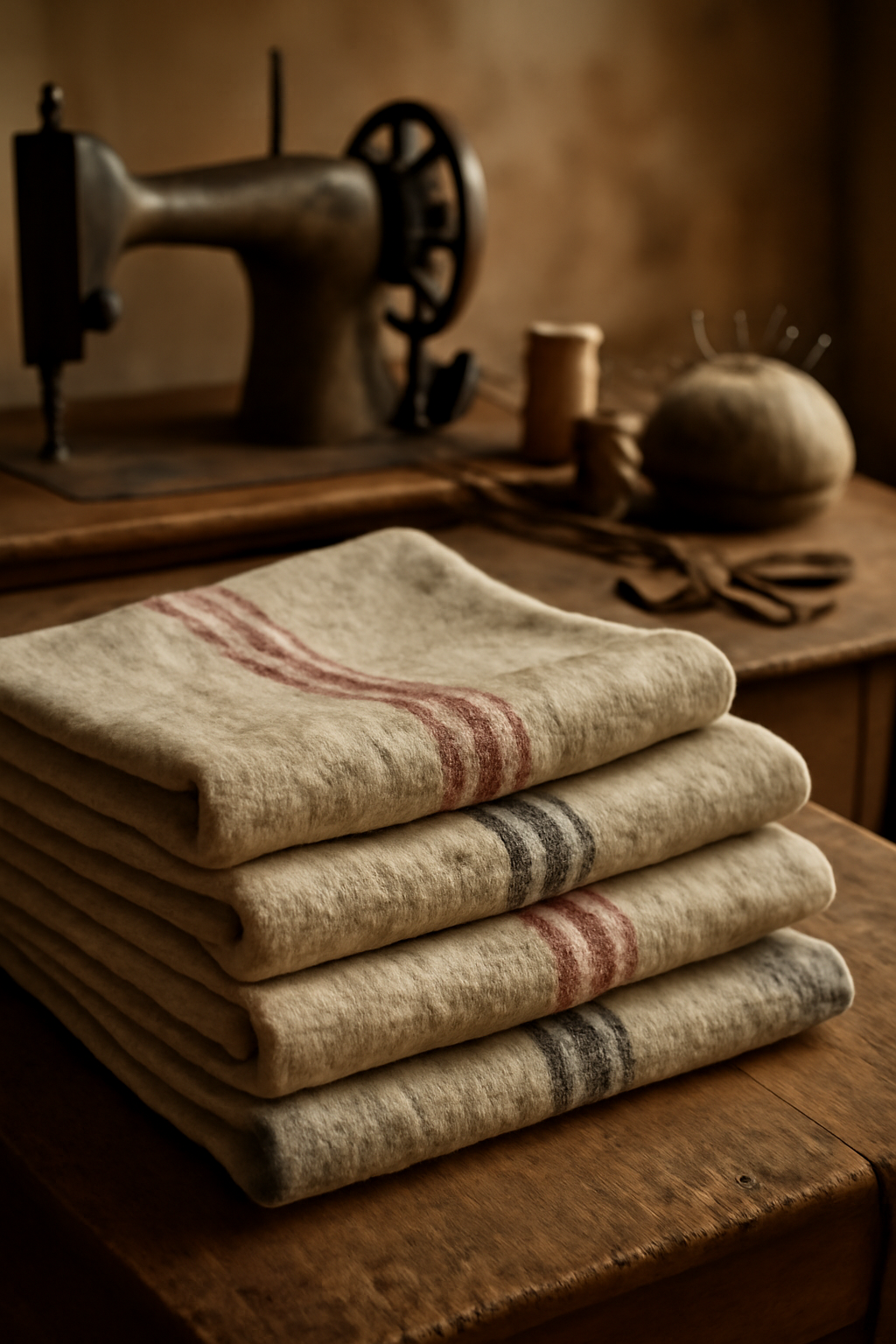 Textile et couture durable : redonner vie aux anciens draps de ferme