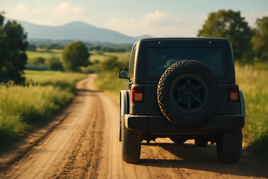 Pneus adaptés aux chemins de terre : entretien automobile en milieu rural