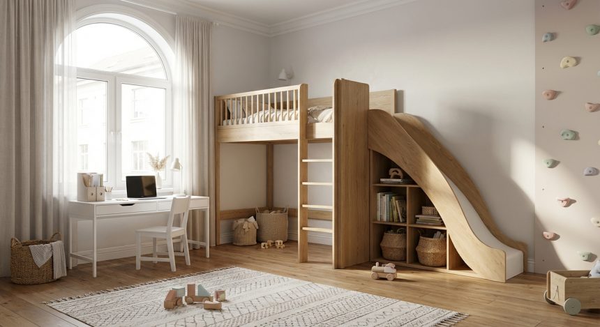 Je rêve d'un espace passionnant et fonctionnel pour un enfant